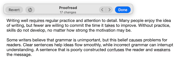 Proofread Tool Bar Proofread Tool Bar