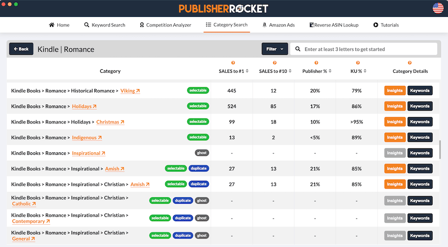 Amazon ghost, duplicate, and selectable categories on Publisher Rocket Amazon ghost, duplicate, and selectable categories on Publisher Rocket